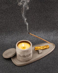 Coffret Méditation Bougie, Palo Santo et Encens, By Velcheva