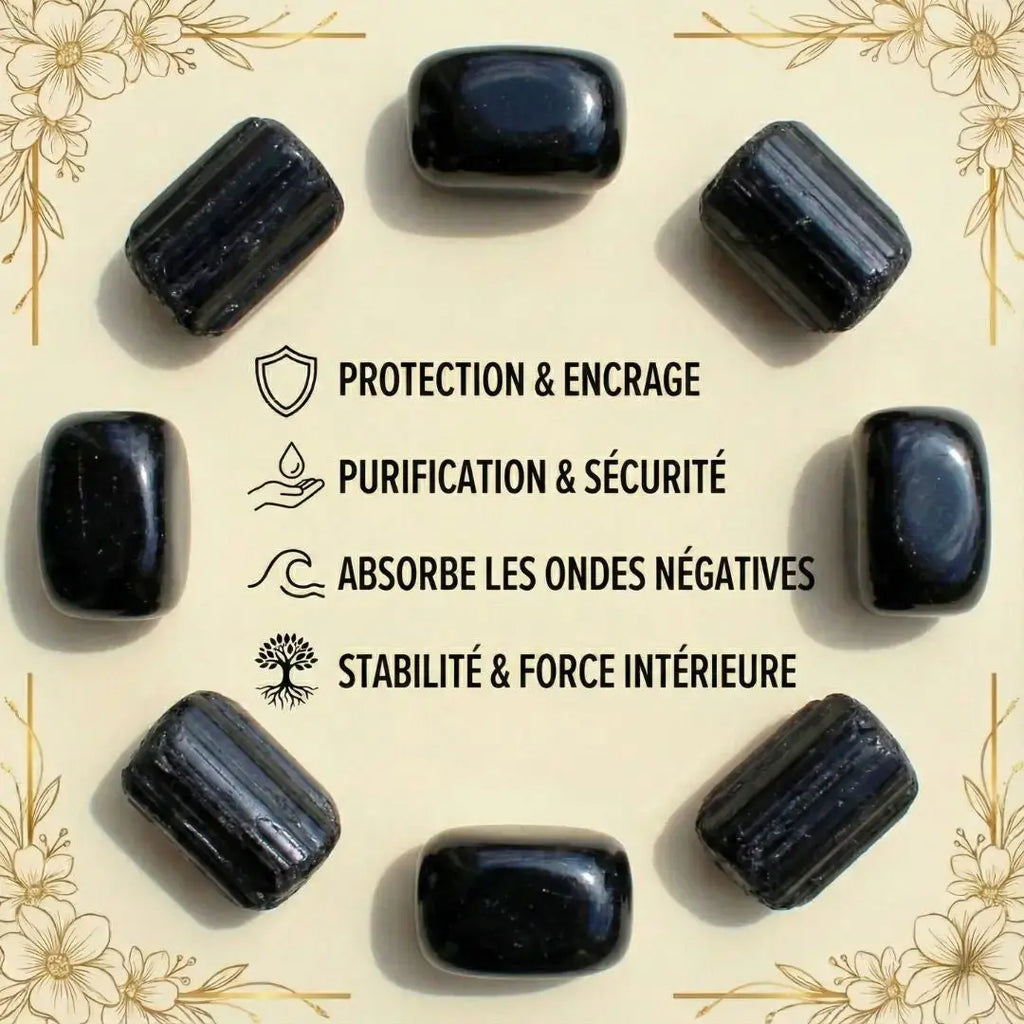 Bougie Protection, bois de santal et tourmaline noire, Cap-Nature