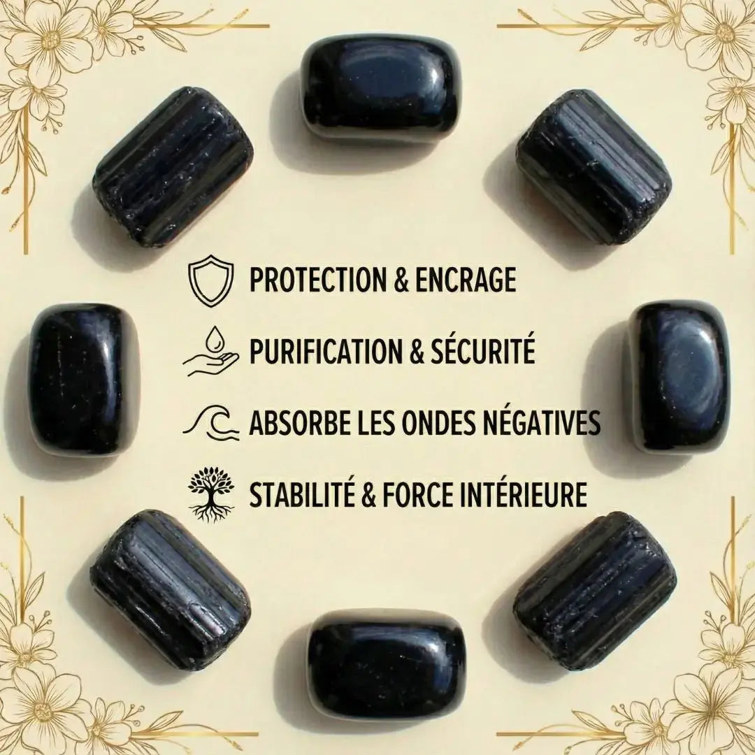 Bougie Protection, bois de santal et tourmaline noire, Cap-Nature