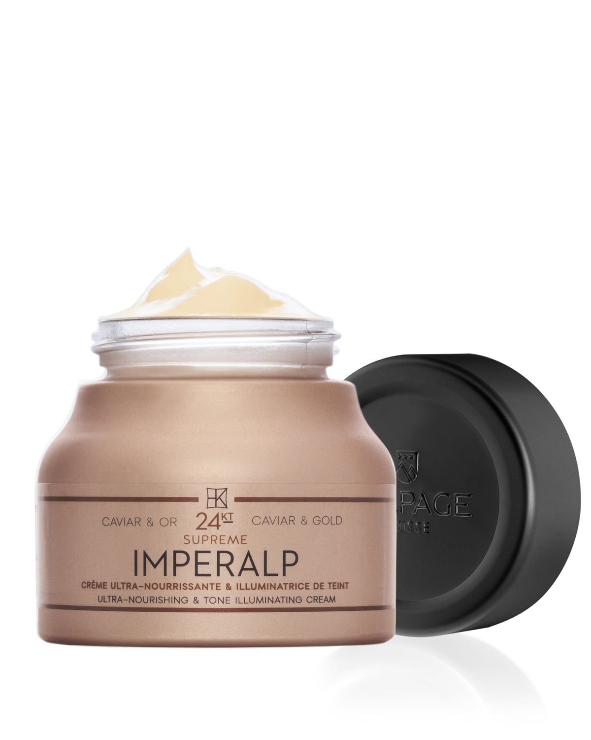 Crème Illuminatrice Caviar et Or Imperalp, L'ALPAGE Suisse