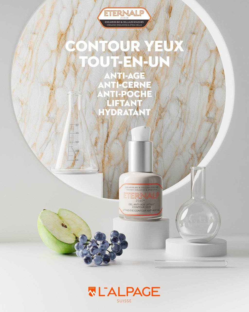 Gel Contour des Yeux Liftant Eternalp, L'ALPAGE Suisse