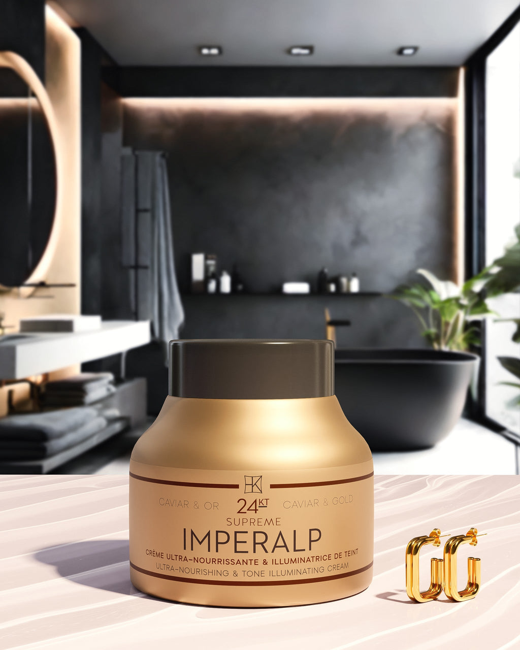Crème Illuminatrice Caviar et Or Imperalp, L'ALPAGE Suisse
