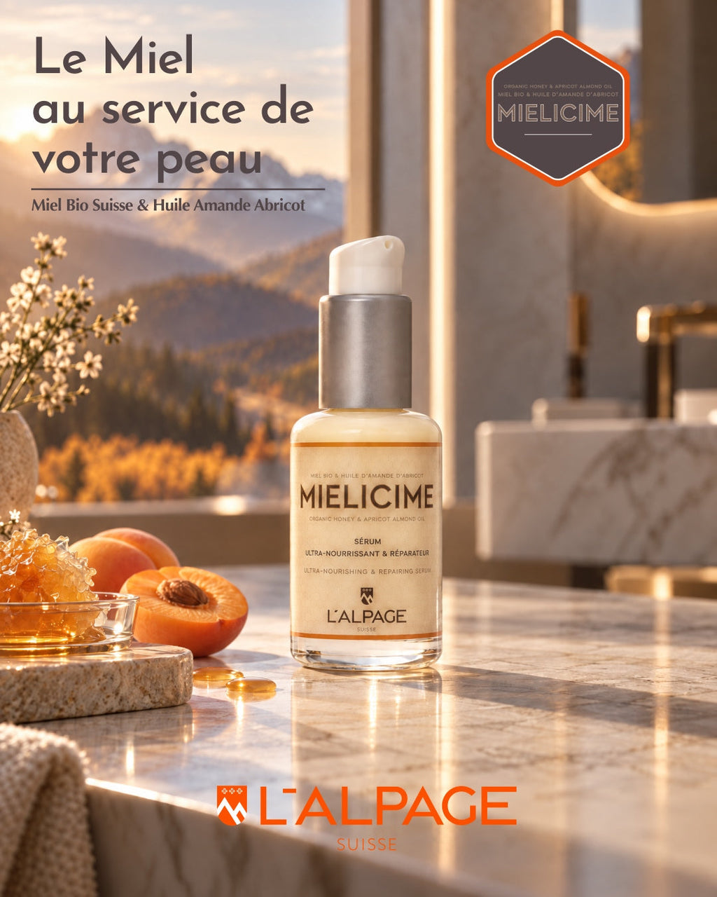 Sérum Ultra-Nourrissant Mielicime, L'ALPAGE Suisse